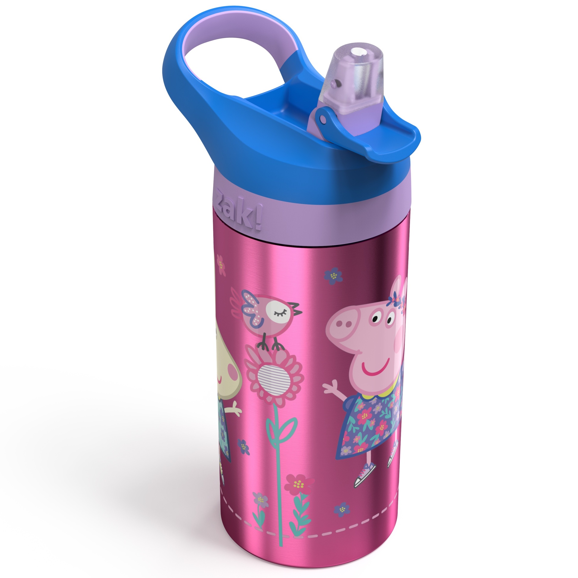 Stainless Steel Peppa Pig Style Sipper Round Shape Insulated Print Water  Bottle Water Bottle for Kids/