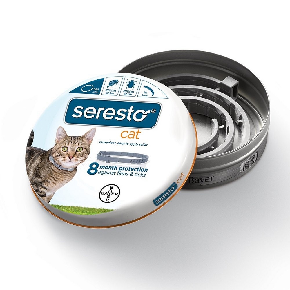 slide 5 of 5, Seresto Flea & Tick Collar Cat Insect Treatment, 1 ct