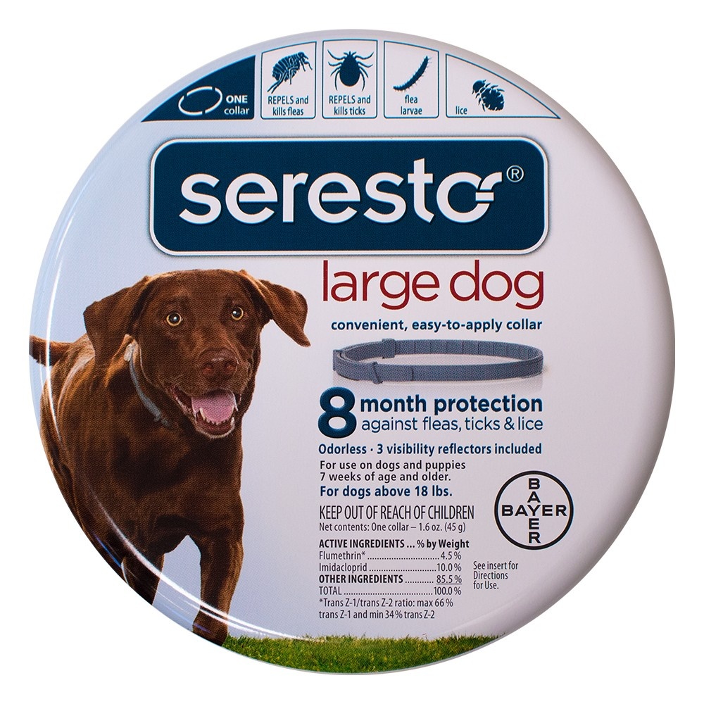 slide 1 of 2, Seresto Flea & Tick Collar Dog Insect Treatment - Large, 1 ct