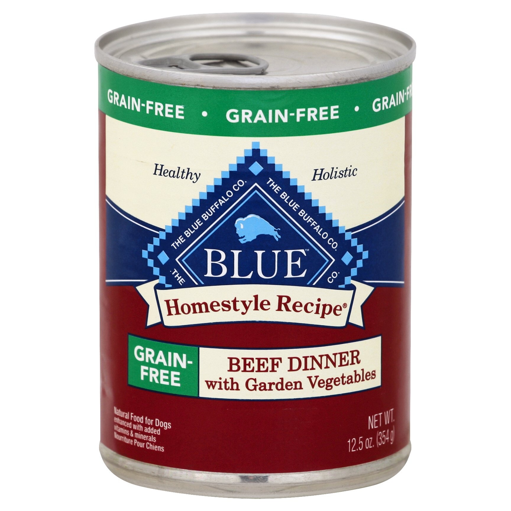 slide 1 of 1, Blue Buffalo Homestyle Recipe Grain Free Beef Dinner, 12.5 oz