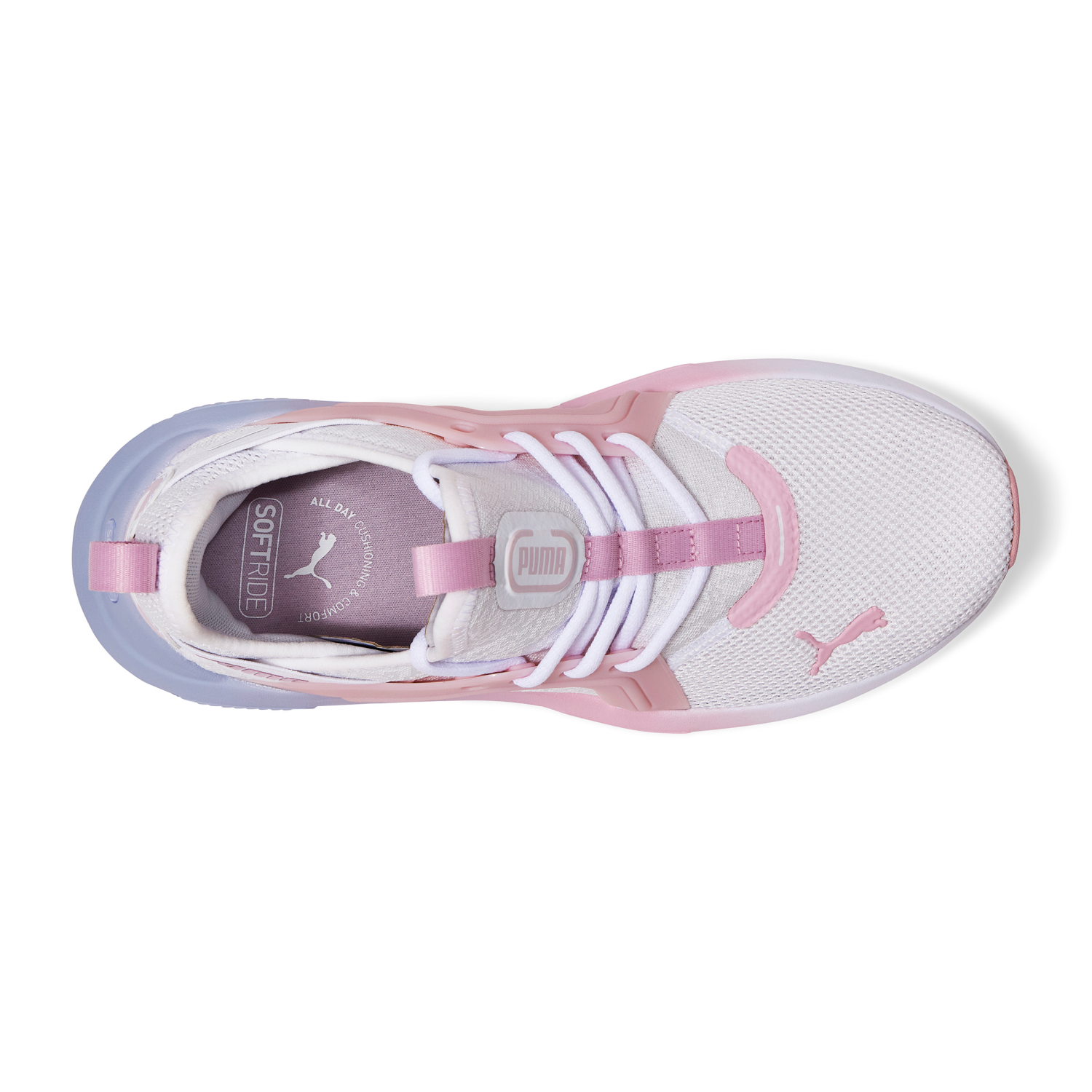 slide 6 of 6, Puma Girls Softride Enzo 5 Shoe, Rose, Size 5, Size 5