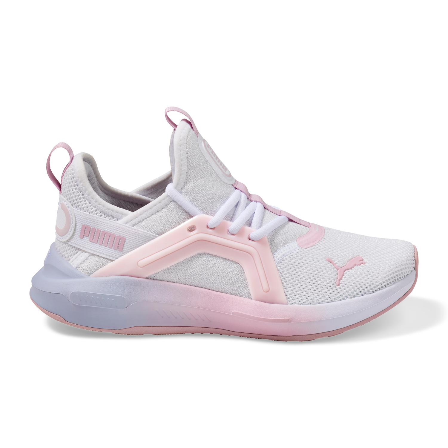 slide 5 of 6, Puma Girls Softride Enzo 5 Shoe, Rose, Size 7, Size 7