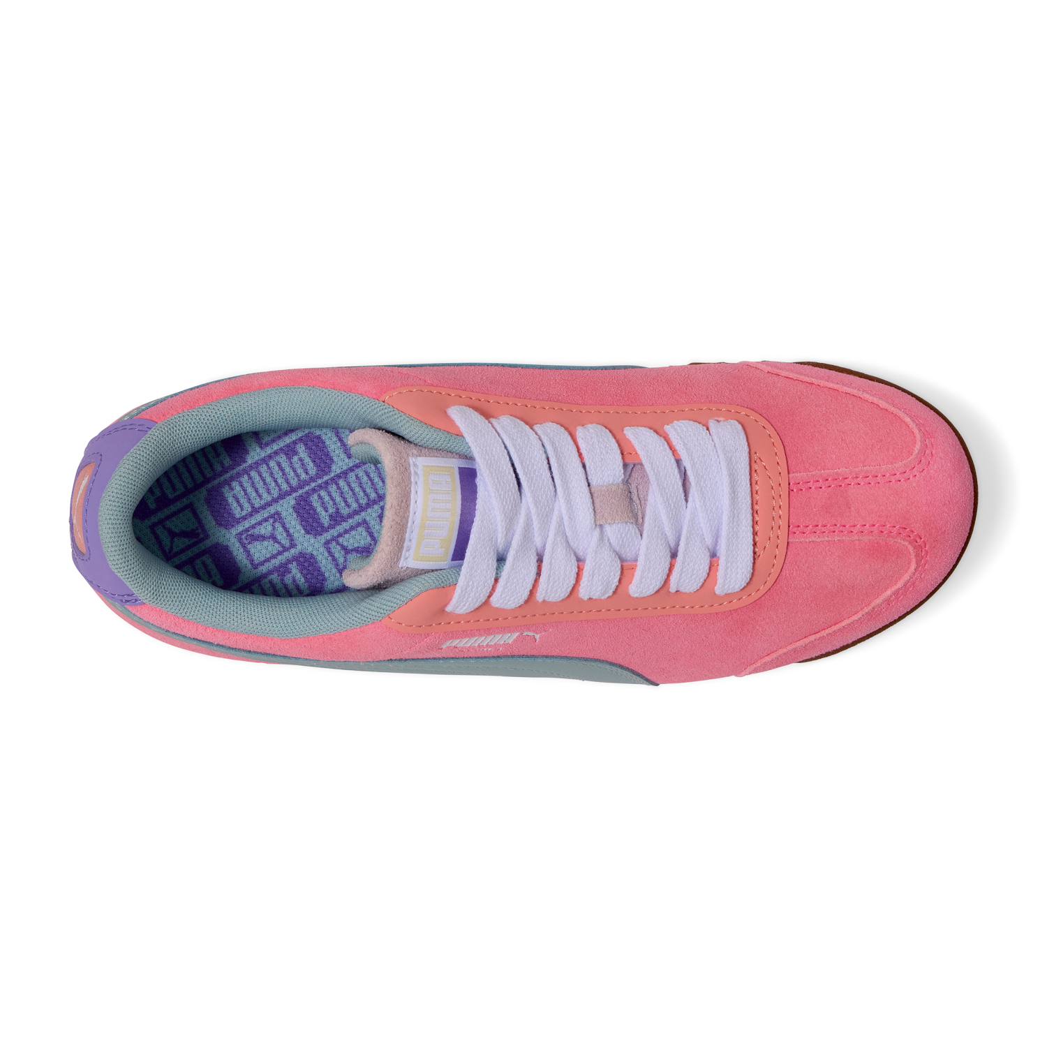 slide 6 of 6, Puma Girls Roma 24 Shoe, Pink, Size 4, Size 4