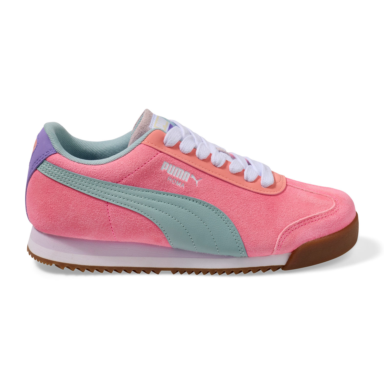 slide 5 of 6, Puma Girls Roma 24 Shoe, Pink, Size 5, Size 5