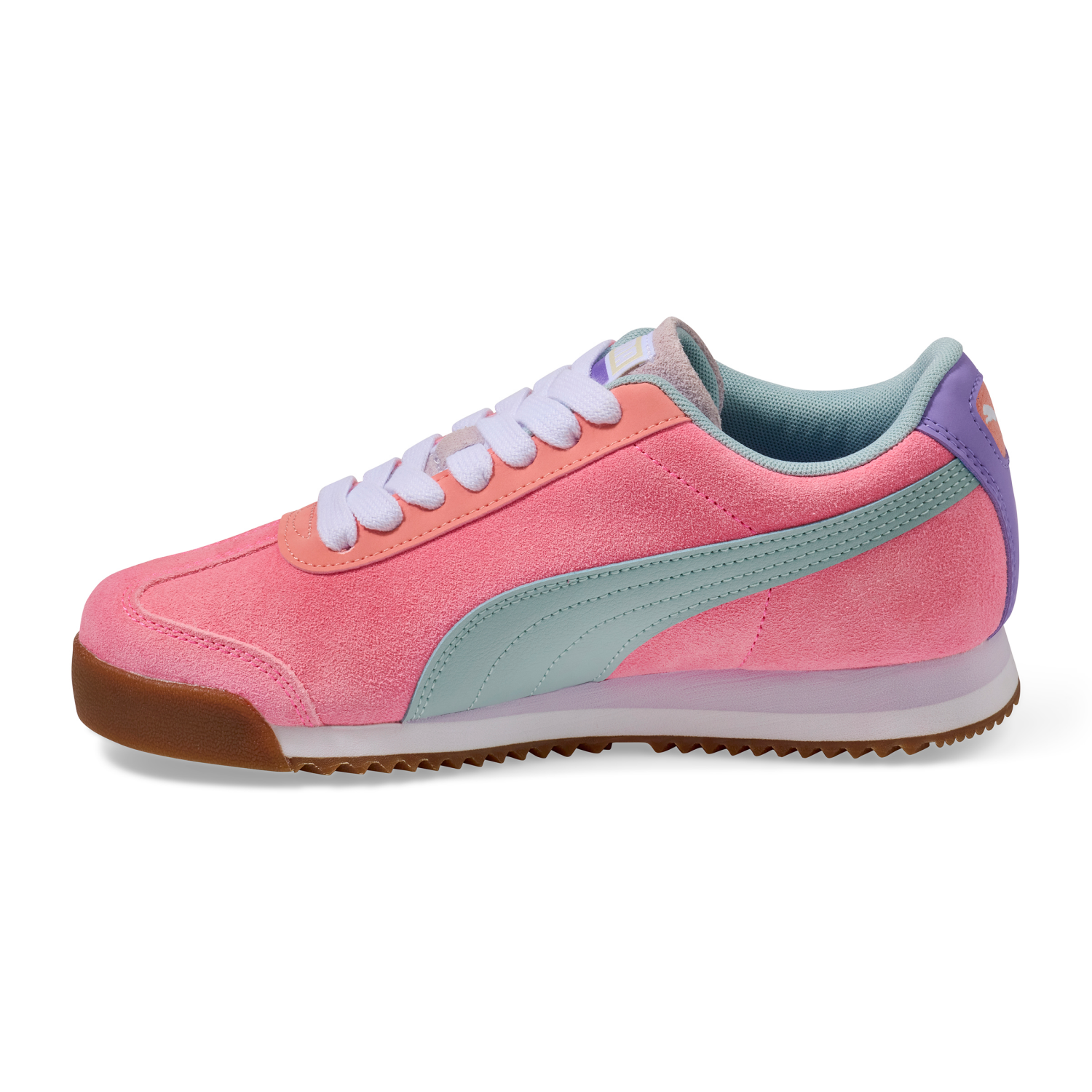 slide 4 of 6, Puma Girls Roma 24 Shoe, Pink, Size 6, Size 6
