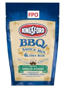 slide 1 of 1, Kingsford BBQ Sauce Mix & Dry Rub Smoked Hickory, 4 oz