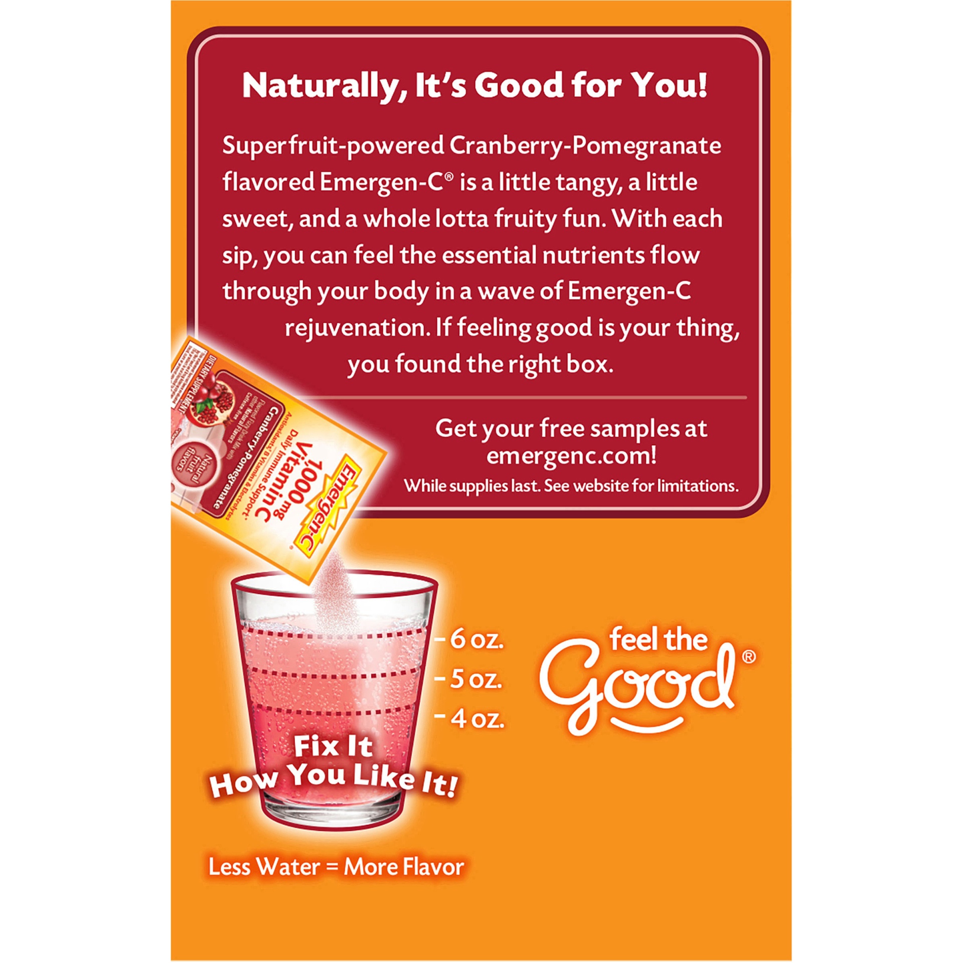 slide 3 of 7, Emergen-C Fizzy Drink Mix 30 ea, 30 ct