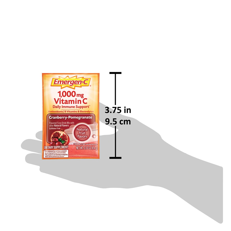 slide 6 of 7, Emergen-C Fizzy Drink Mix 30 ea, 30 ct