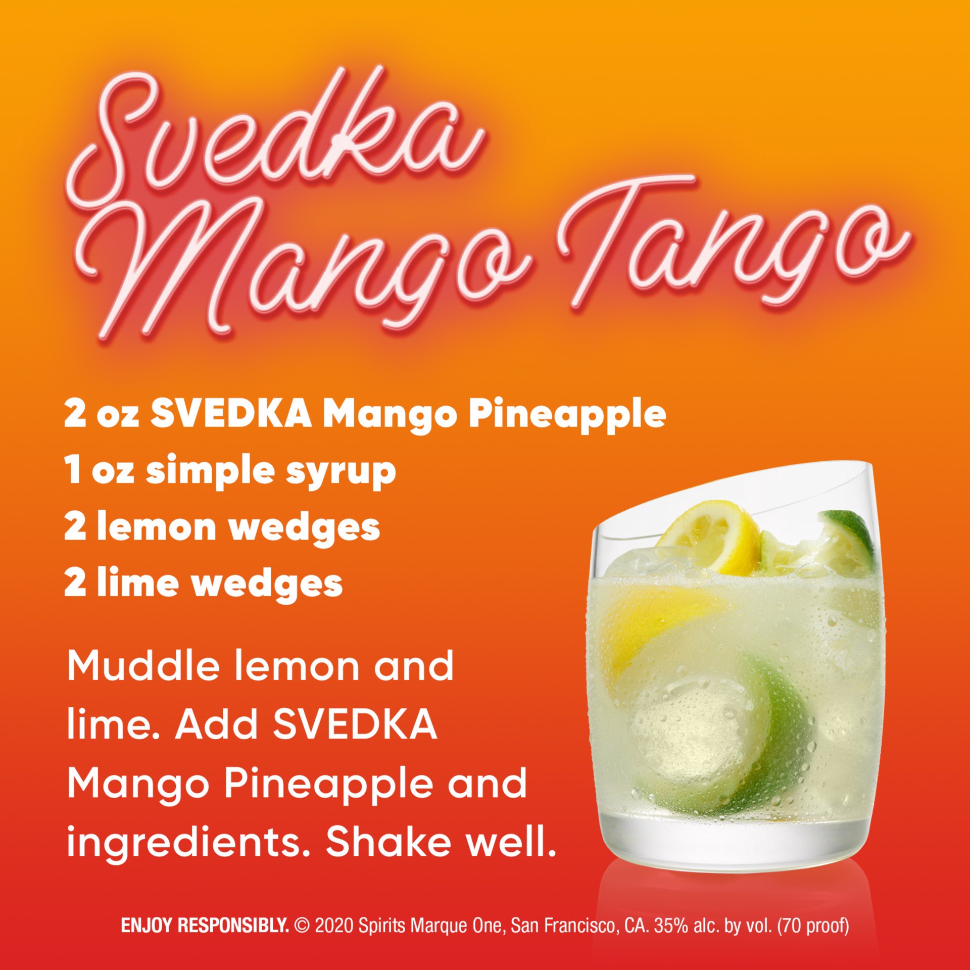 slide 4 of 7, SVEDKA Mango Pineapple Flavored Vodka, 1.75 L Bottle, 70 Proof, 59.17 fl oz