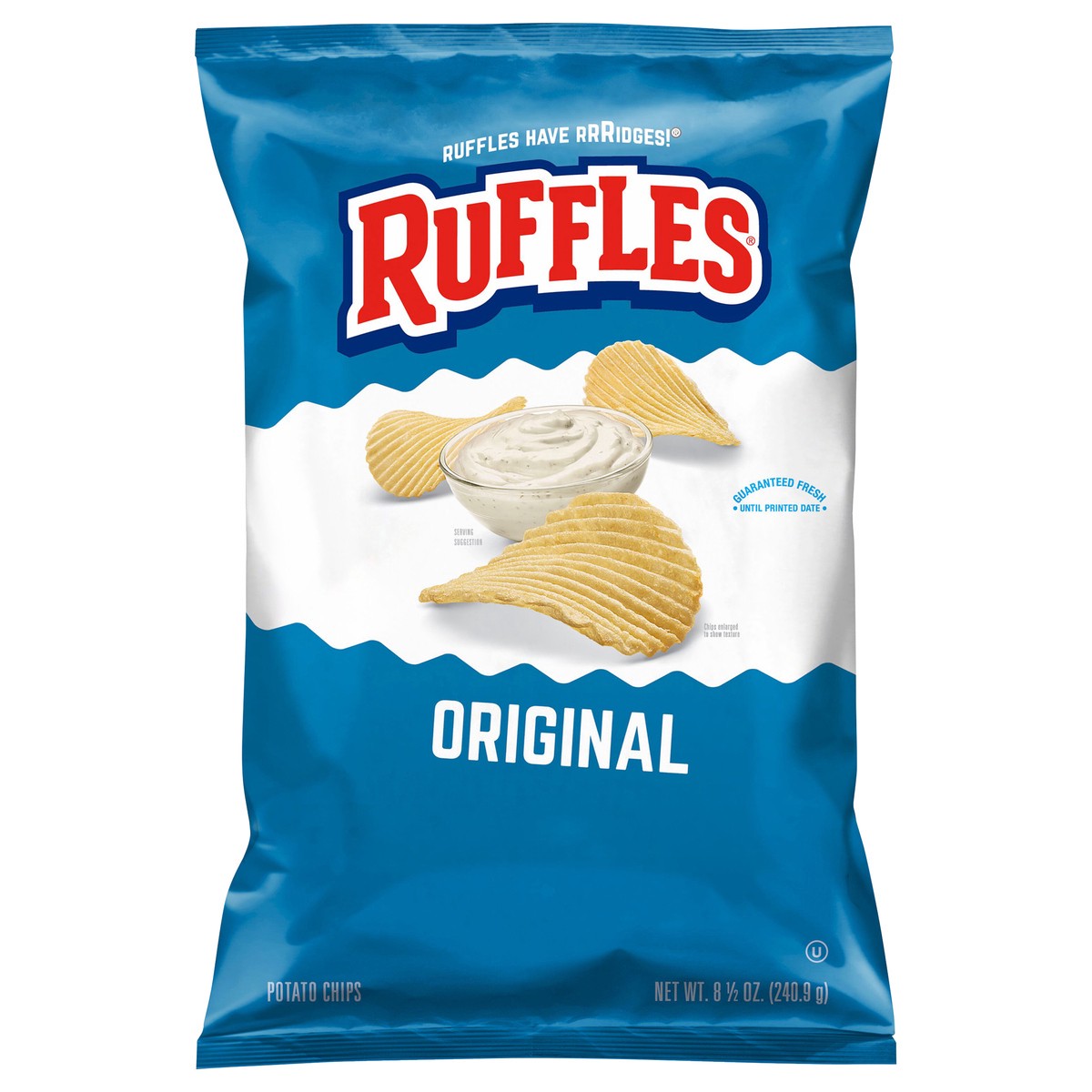 slide 5 of 13, Ruffles Original Potato Chips, 8.5 oz