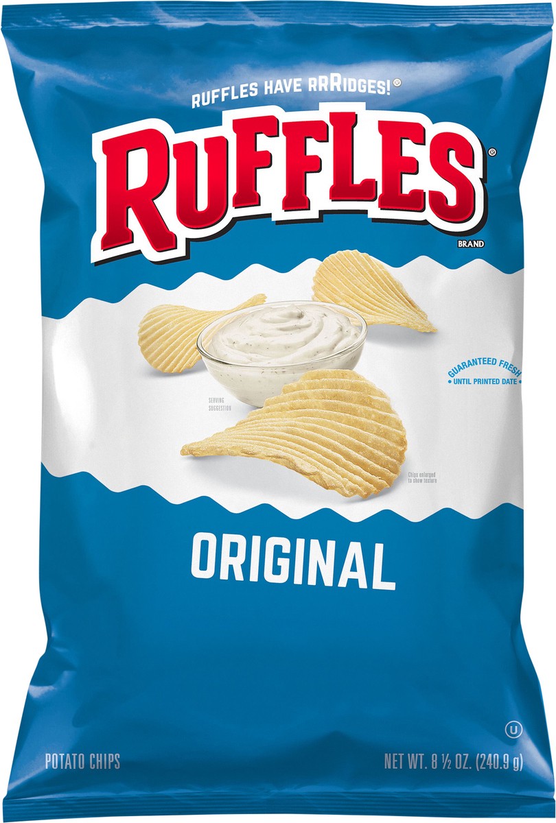 slide 12 of 13, Ruffles Original Potato Chips, 8.5 oz