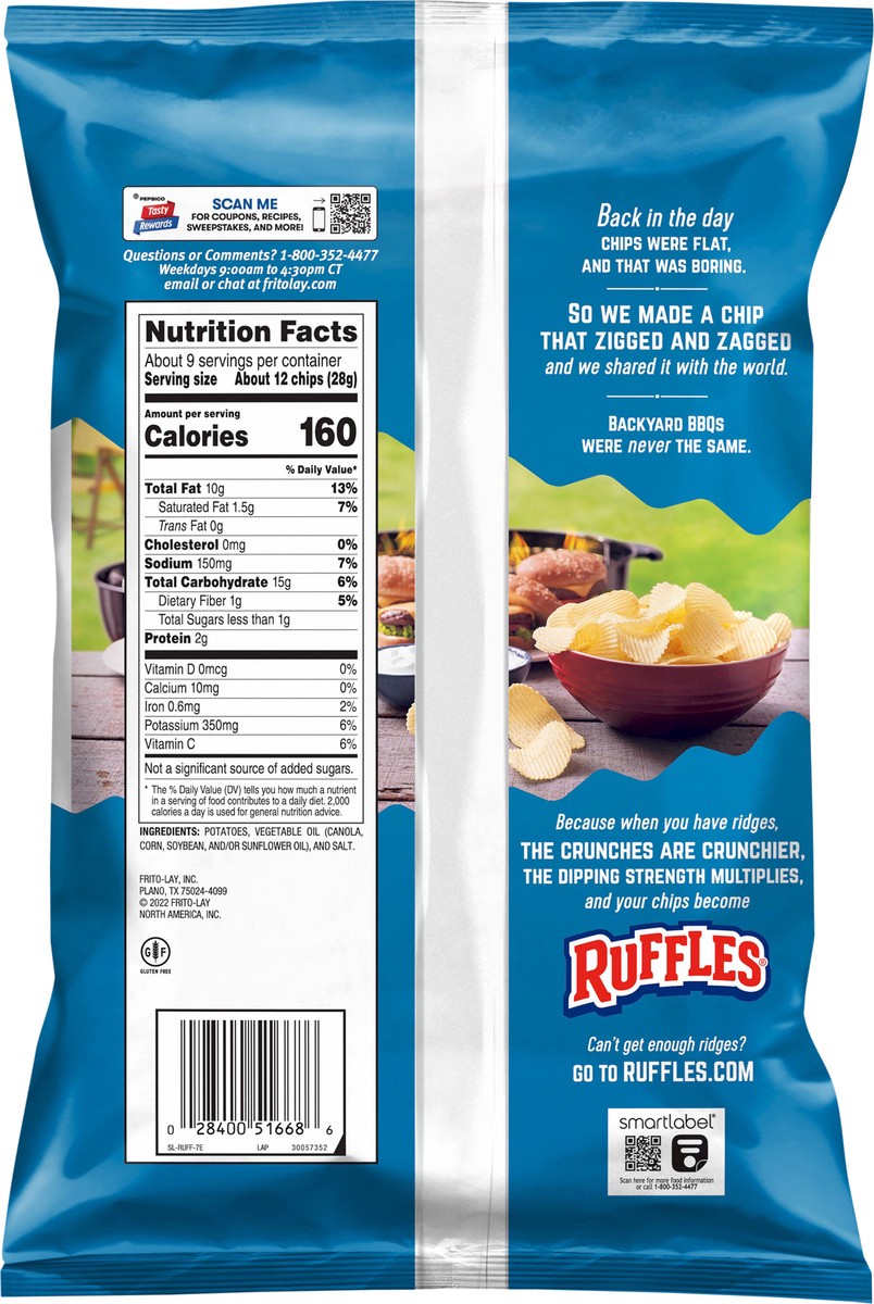 slide 13 of 13, Ruffles Original Potato Chips, 8.5 oz
