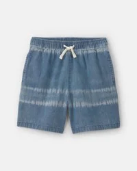 Oshkosh Boys Tie-Dye Denim Shorts - Medium Wash Medium Wash 4