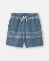 Oshkosh Boys Tie-Dye Denim Shorts - Medium Wash Medium Wash 4