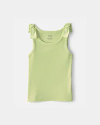 Carters Girls Bow-Sleeve Tank Top - Green Green 8