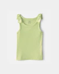 Carters Girls Bow-Sleeve Tank Top - Green Green 8