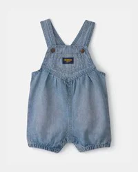 Oshkosh Baby Girl Vintage Inspired Denim Shortall - Medium Wash Medium Wash 12M
