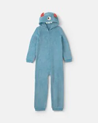 Carters Boys 1-Piece Monster Halloween Fleece Pajama Costume - Blue Blue 12