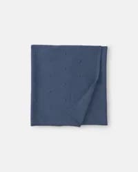 Carters Baby Boy Knit Dot Blanket - Navy Blue Navy Blue OSZ