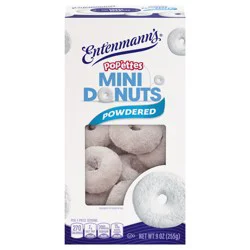 Entenmann's Pop'ettes Powdered Mini Donuts - 9 oz