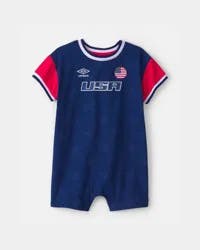 Carters Baby Umbro USA Soccer Romper - Navy Blue USA 24M