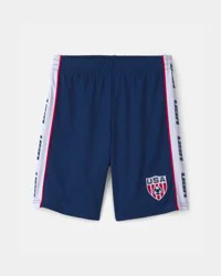 Carters Kids Umbro USA Mesh Soccer Shorts - Navy Blue/White USA 5