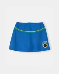 Carters Girls Umbro Brazil Active Skort - Blue/Yellow/Green Brazil 4