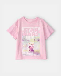 Oshkosh Girls Star Wars Graphic Tee - Pink Pink 6-6X