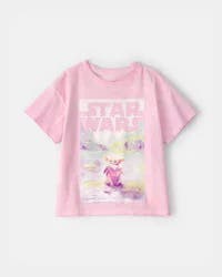 Oshkosh Girls Star Wars Graphic Tee - Pink Pink 6-6X
