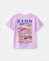Oshkosh Girls Zion National Park Graphic Tee - Purple Purple 6-6X