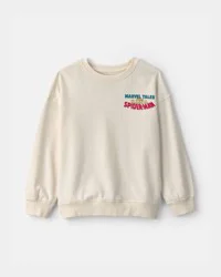 Oshkosh Boys ©Marvel Spider-Man French Terry Pullover Sweatshirt - White White 14
