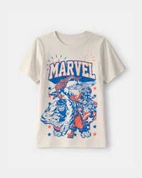 Carters Boys ©Marvel Fourth Of July Graphic Tee - Cream Cream 10