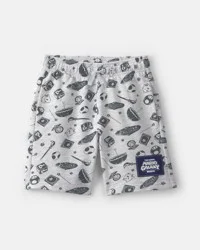 Carters Boys Nintendo Super Mario Shorts - Grey Grey 5