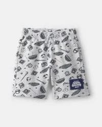 Carters Boys Nintendo Super Mario Shorts - Grey Grey 5