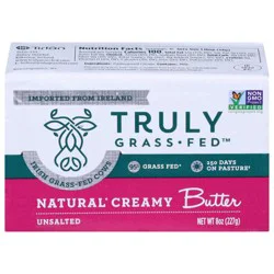 Truly Grass Fed Truly Natural Creamy Butter Unsalted