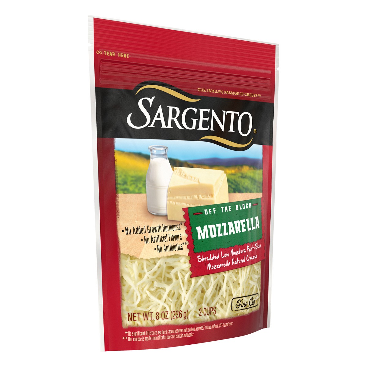 slide 3 of 9, Sargento Shredded Mozzarella Natural Cheese, Fine Cut, 8 oz, 8 oz