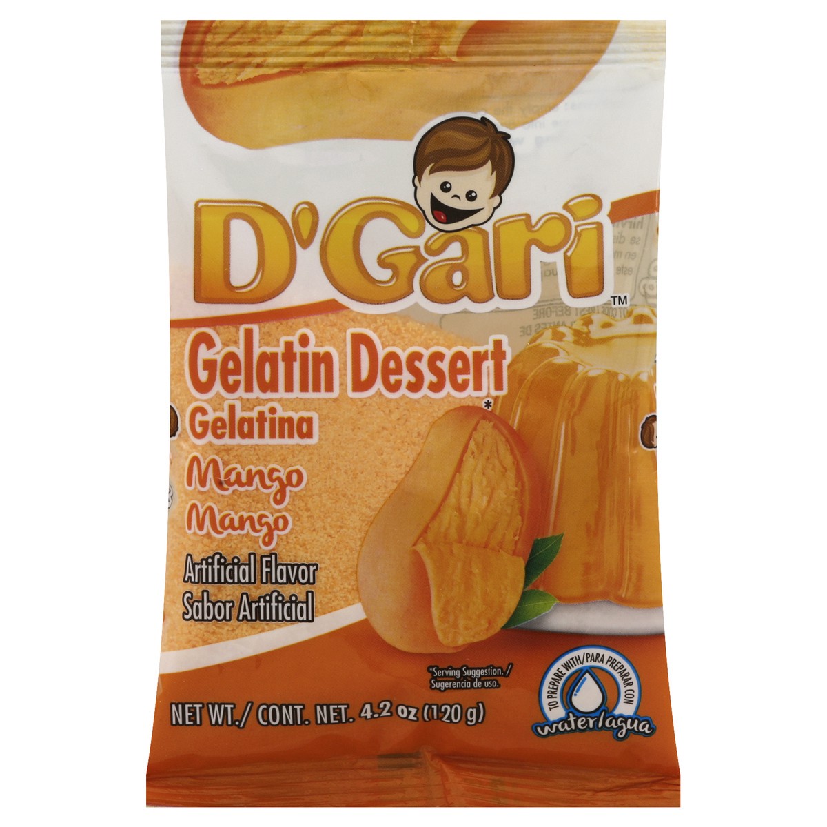 slide 6 of 8, D'Gari Mango Gelatin, 4.2 oz