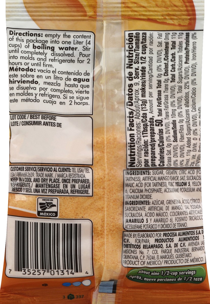 slide 5 of 8, D'Gari Mango Gelatin, 4.2 oz