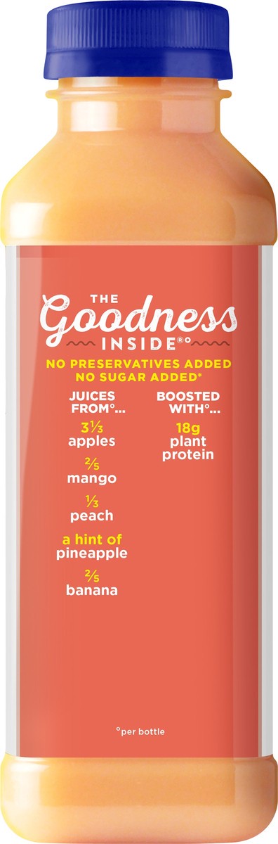 slide 8 of 9, Naked Plant Protein Peach Mango Juice 15.2 oz, 15.2 fl oz