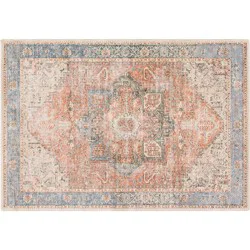 Surya Amelie Scatter Rug - Orange Traditional