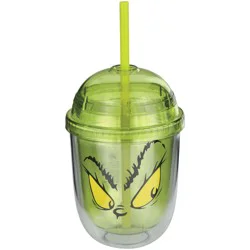 Bioworld The Grinch Kids Tumbler & Straw
