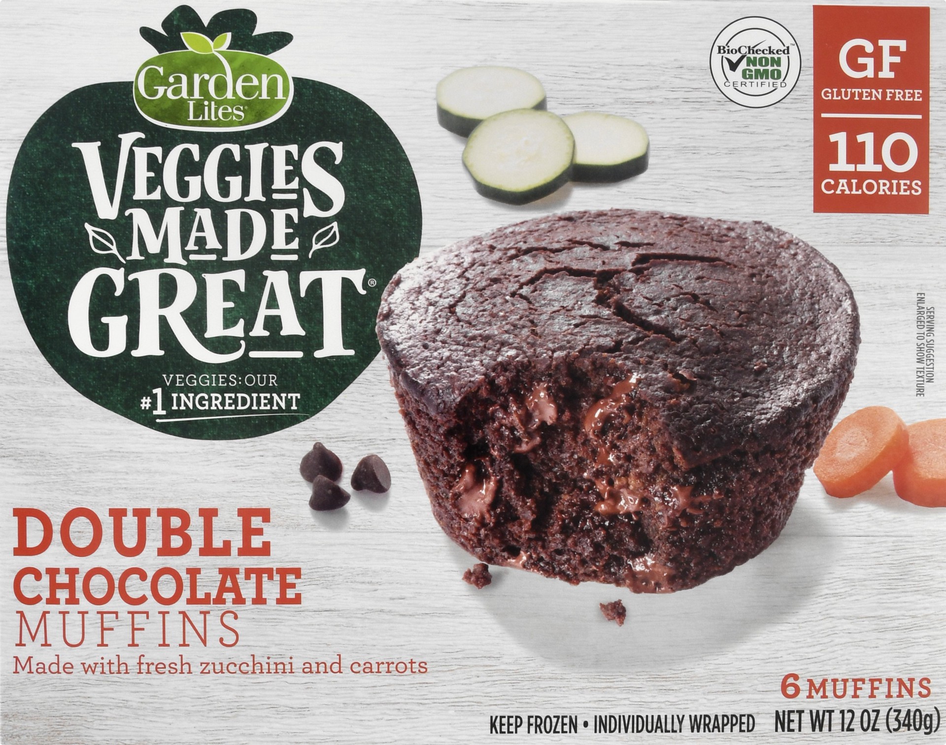 slide 1 of 66, Veggies Made Great Double Chocolate Muffins 6 ea, 6 ct