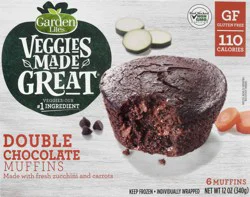 Veggies Made Great Double Chocolate Muffins 6 ea
