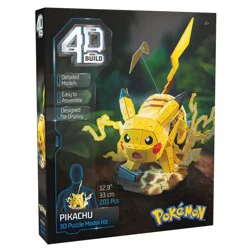 4D Build Pokémon Pikachu 3D Puzzle Model Kit