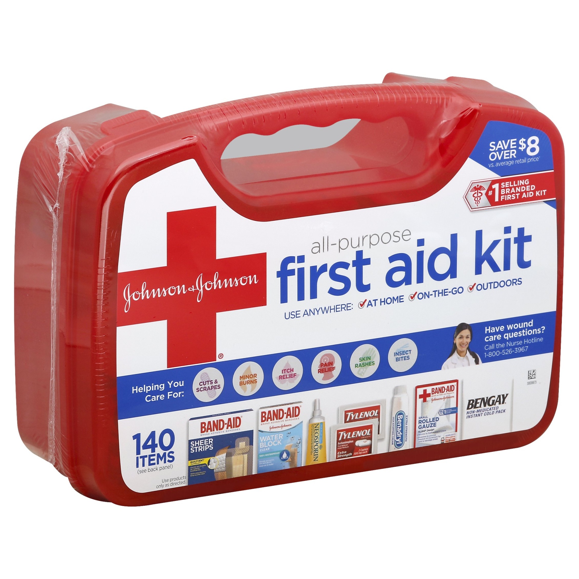 Johnson & Johnson AllPurpose First Aid Kit 140 ct Shipt