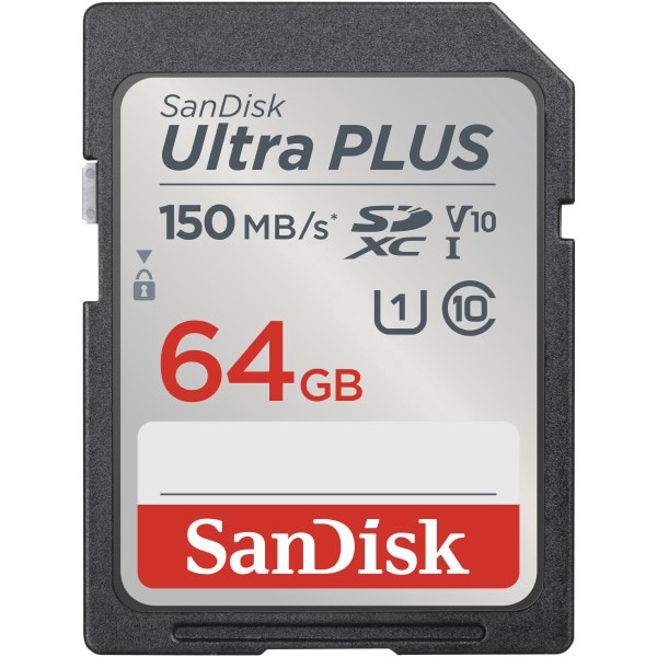 slide 4 of 4, Sandisk Extreme Plus Secure Digital Speed Bump Memory Card, 64Gb, 64 GB