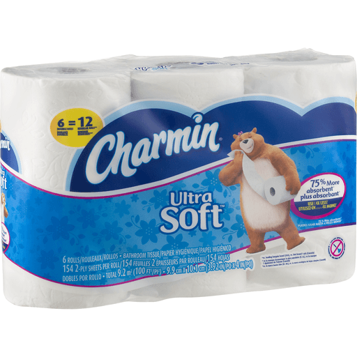 slide 8 of 8, Charmin Bathroom Tissue, 6 ct