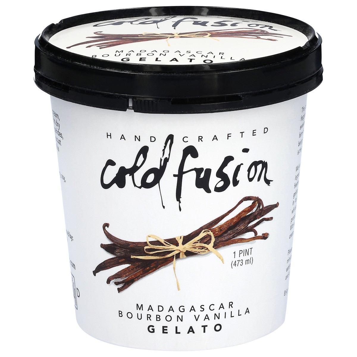 slide 3 of 4, Cold Fusion Madagascar Bourbon Vanilla Gelato 1 pt, 1 pint