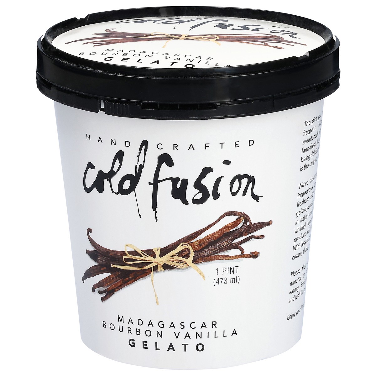 slide 2 of 4, Cold Fusion Madagascar Bourbon Vanilla Gelato 1 pt, 1 pint
