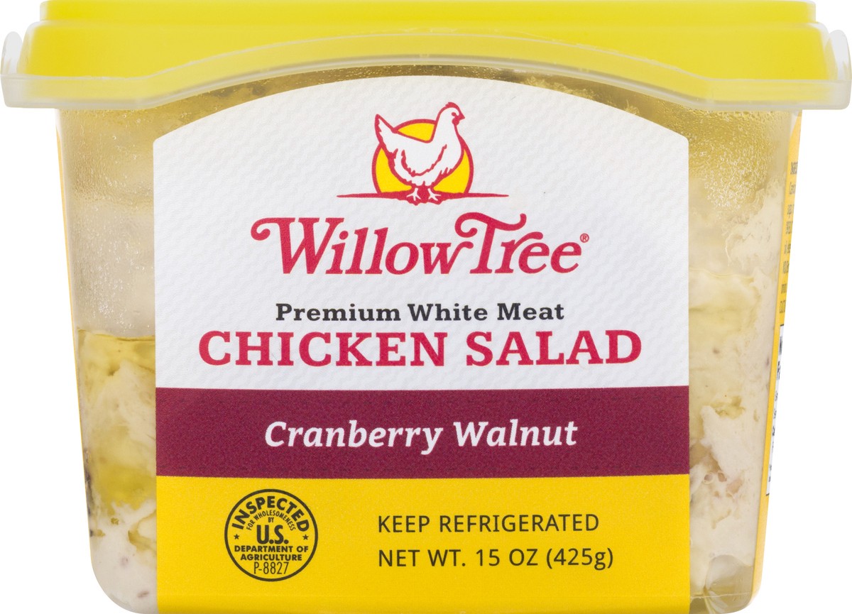 slide 2 of 9, Willow Tree Poultry Farm Premium White Meat Chicken Salad With Cranberries & Walnuts, 15 oz